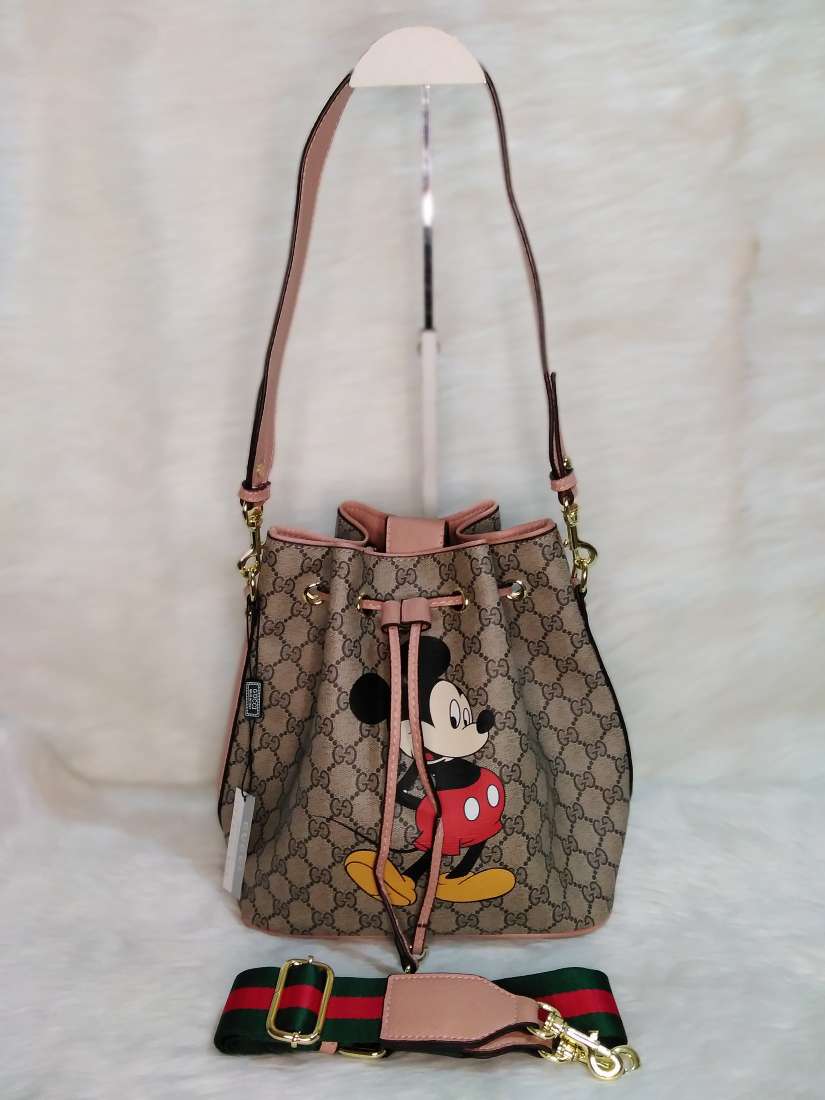 GG55907 Two-Sling Mickey Mouse Bucket Bag