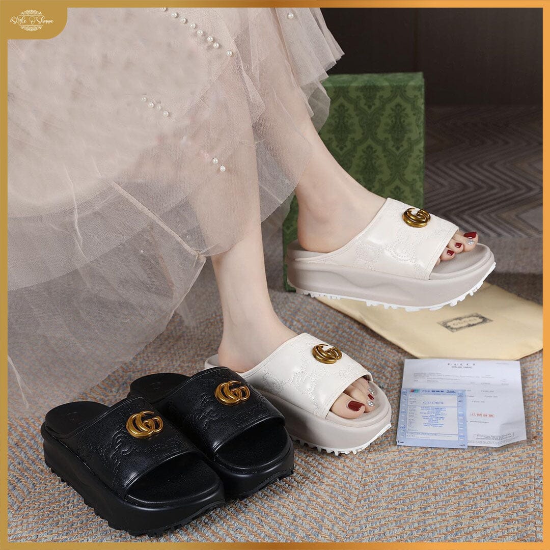GG570-2 Casual Korean Style Wedge Sandal (Top Grade)