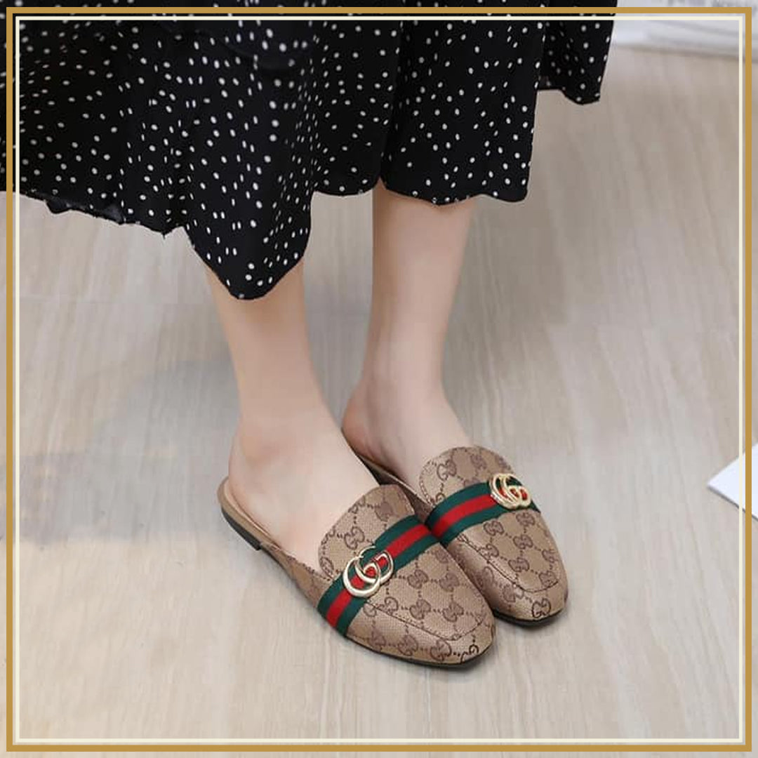 GG578-G33 Casual Flat Half Shoes