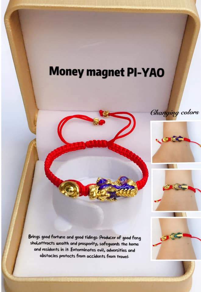 Money Magnet PI-YAO Red String Bracelet