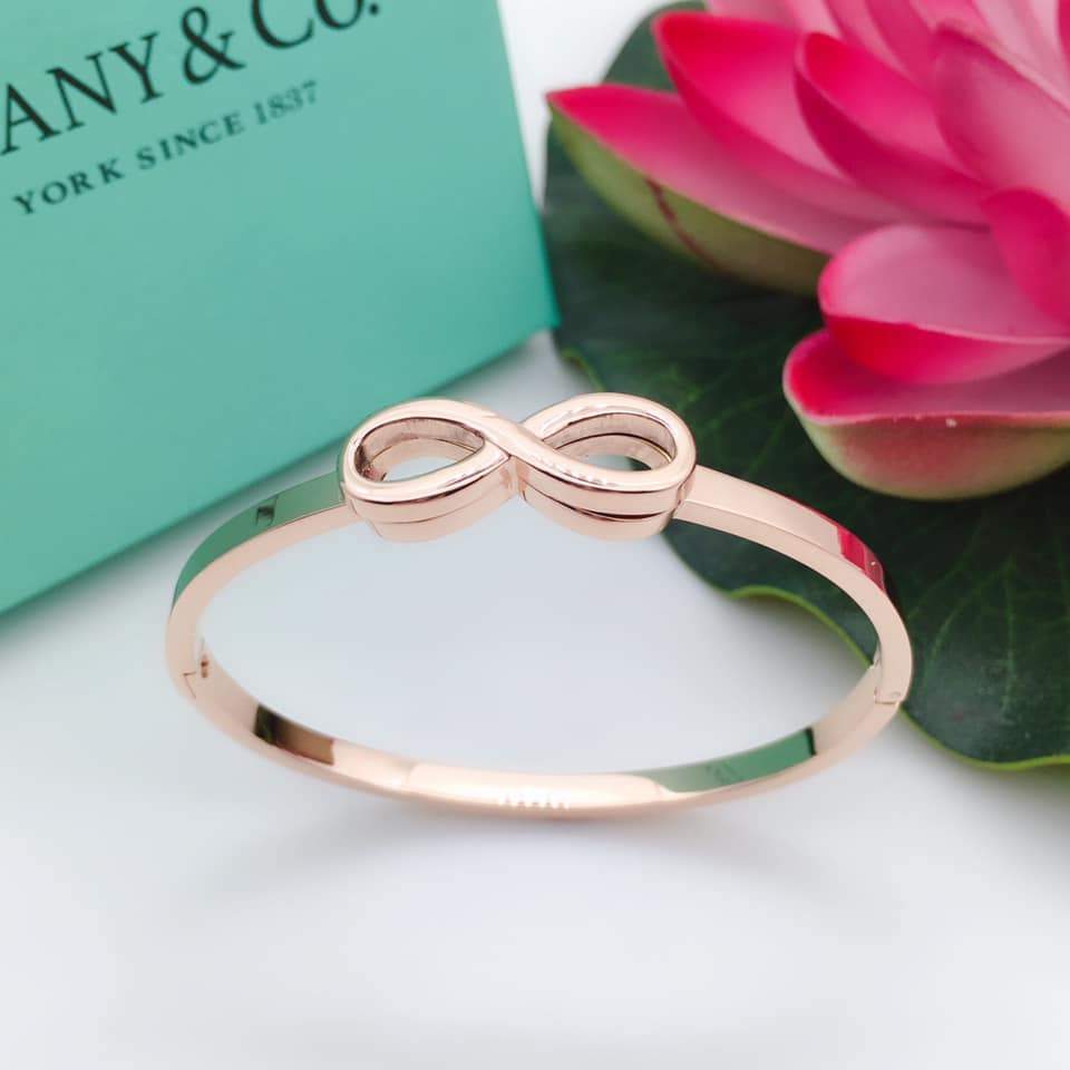 Tiffany Stainless Steel Infinity Bangle
