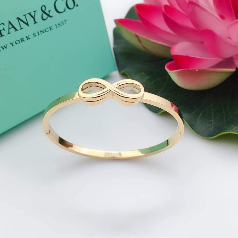 Tiffany Stainless Steel Infinity Bangle